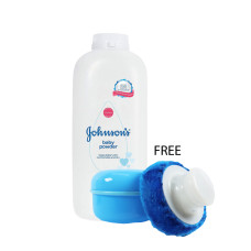 Johnson's Baby Powder 400 gm with FREE Duck Puff Sinior (WS033)